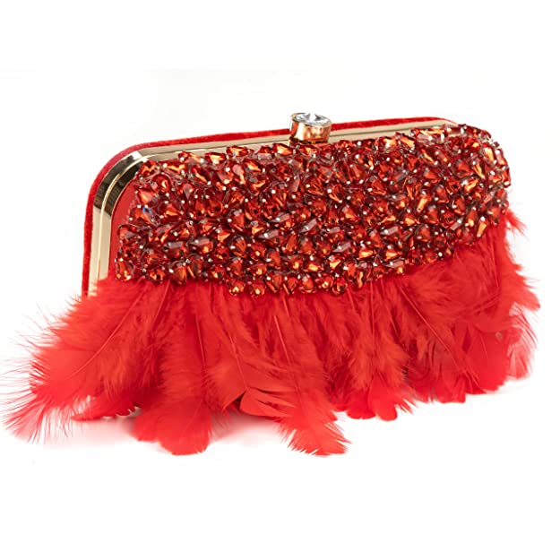 Designer Ladies Clutches#color_red