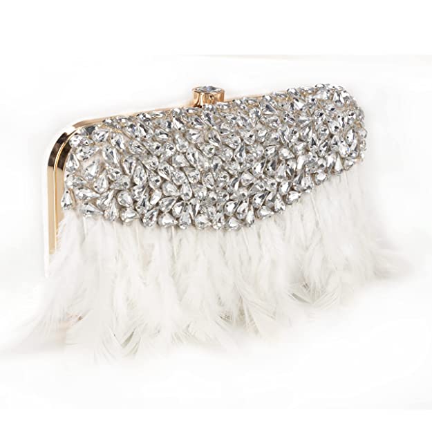 Designer Ladies Clutches#color_white