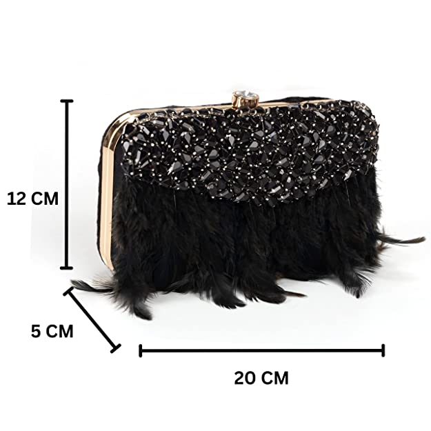 Designer Ladies Clutches#color_black