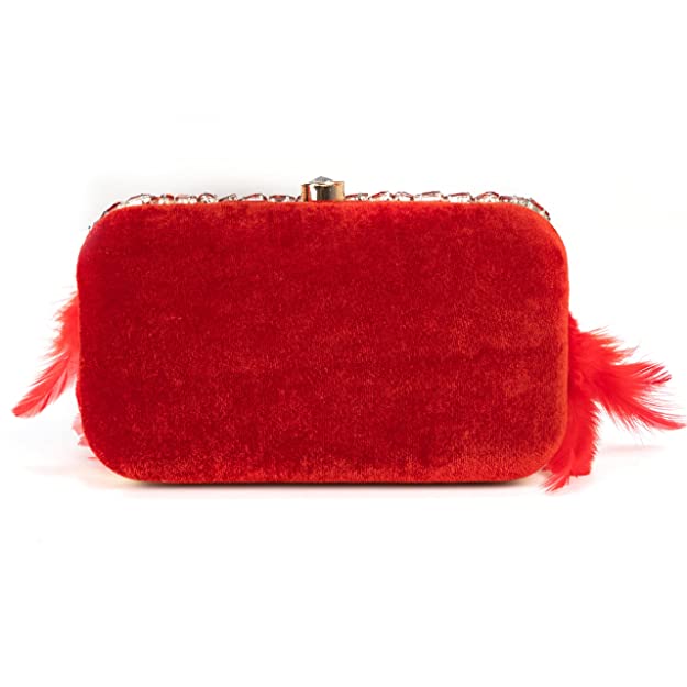 Designer Ladies Clutches#color_red