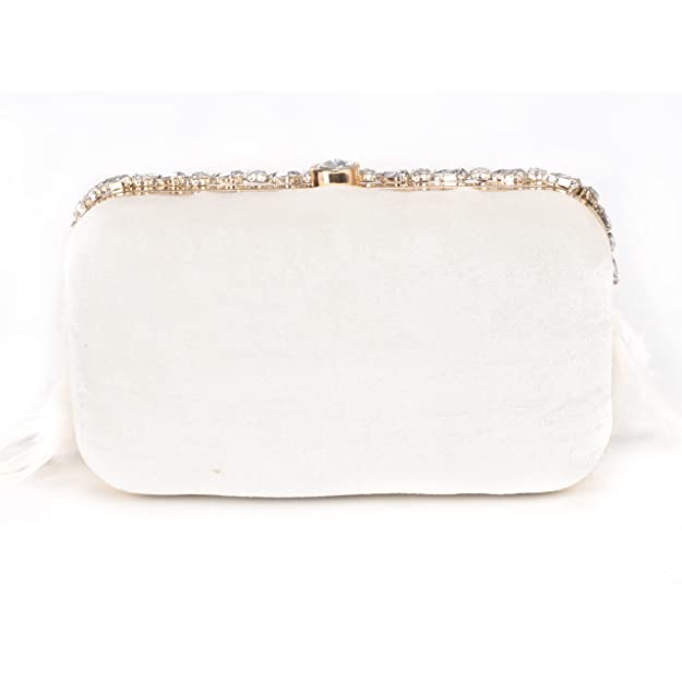Designer Ladies Clutches#color_white