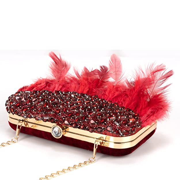 Designer Ladies Clutches#color_red
