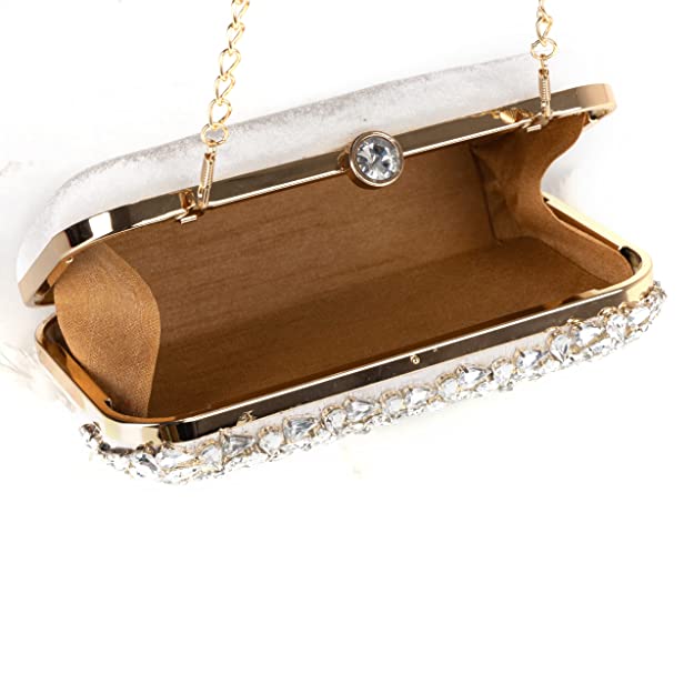 Designer Ladies Clutches#color_white