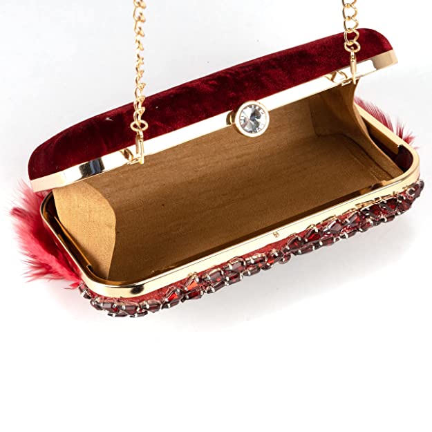 Designer Ladies Clutches#color_red