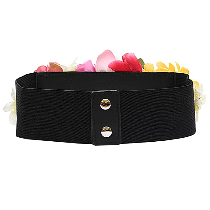 Redhorns Elastic Ladies Wide Belt#color_black