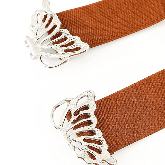 Redhorns Elastic Ladies Wide Belt#color_brown