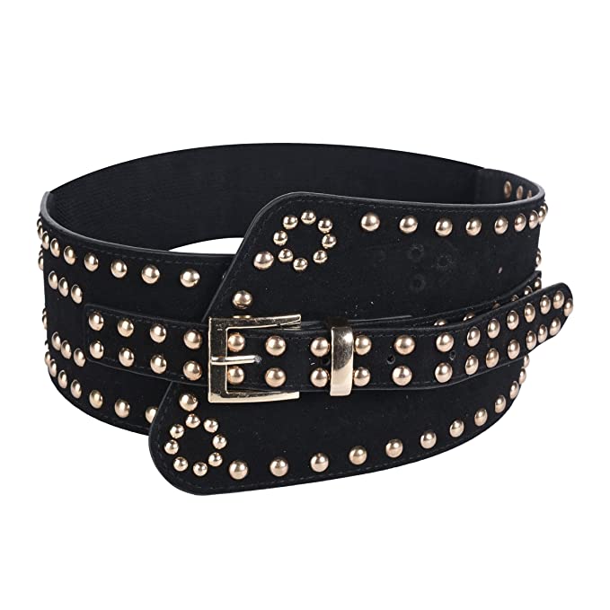 Redhorns Elastic Ladies Wide Belt#color_black