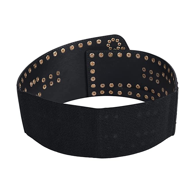 Redhorns Elastic Ladies Wide Belt#color_black