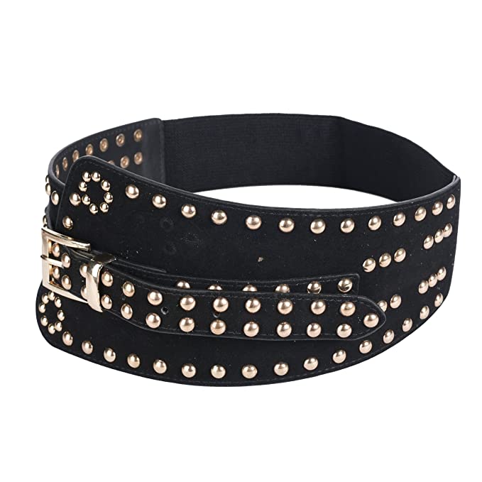 Redhorns Elastic Ladies Wide Belt#color_black