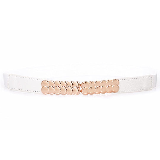 Redhorns Elastic Ladies Wide Belt#color_white