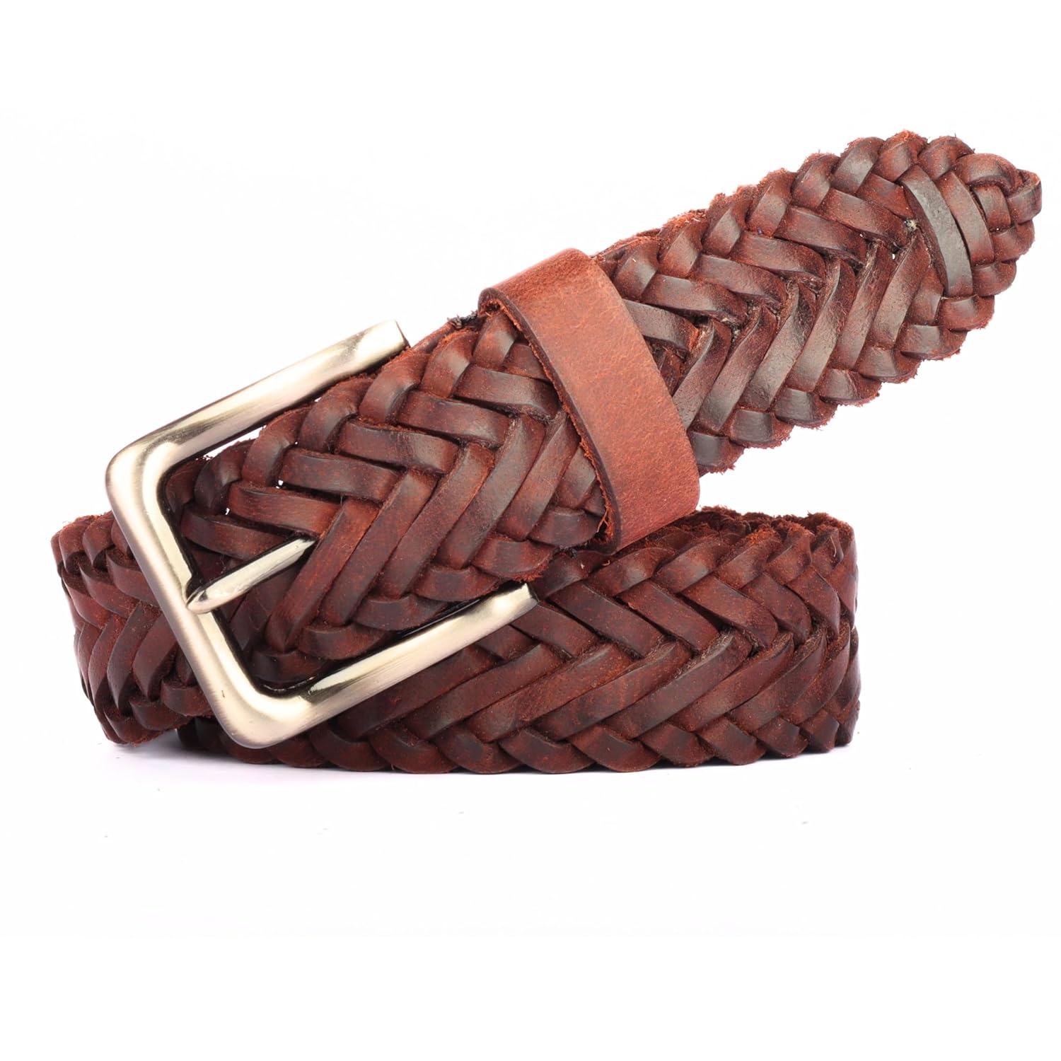 Redhorns Mens Genuine Leather Belt#color_brown