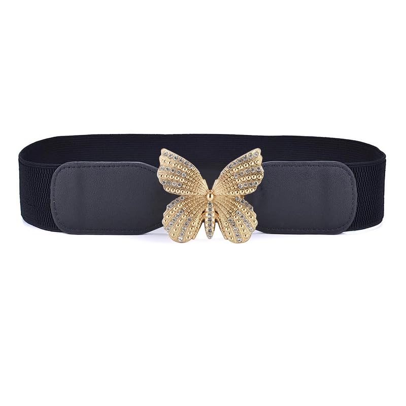 Redhorns Elastic Ladies Wide Belt#color_black