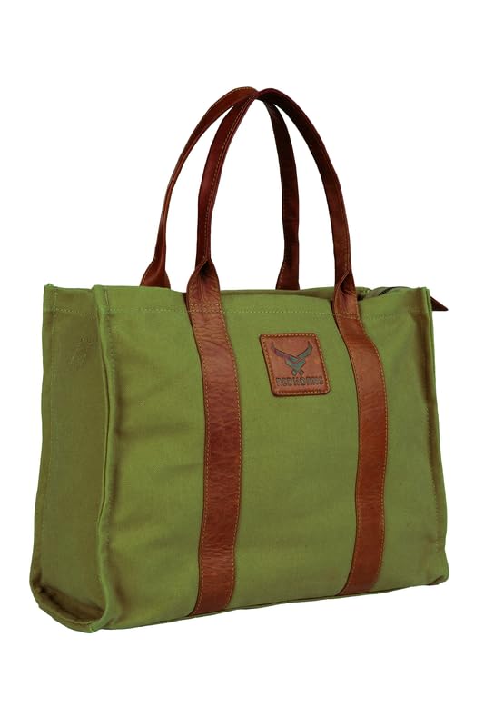 Redhorns Ladies Tote Bag#color_green