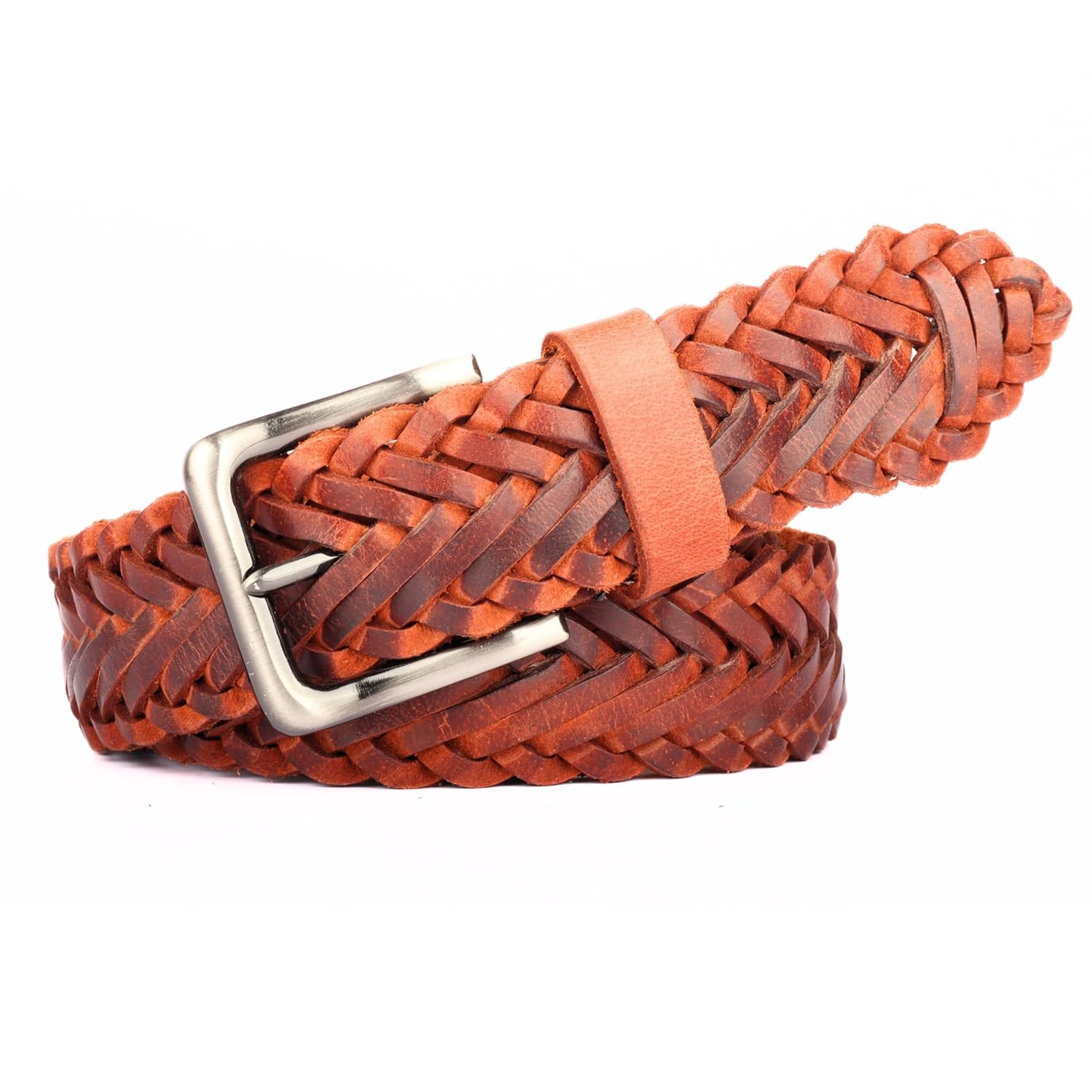 Redhorns Mens Genuine Leather Belt#color_tan