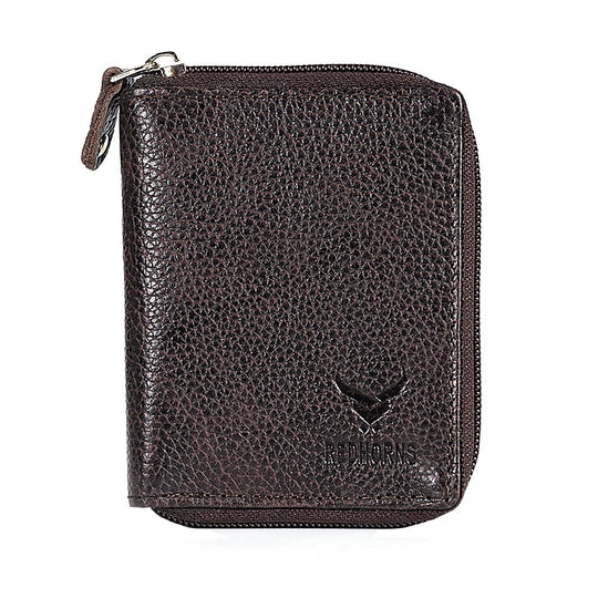 Redhorns Mens Genuine Leather Card Holder#color_brown