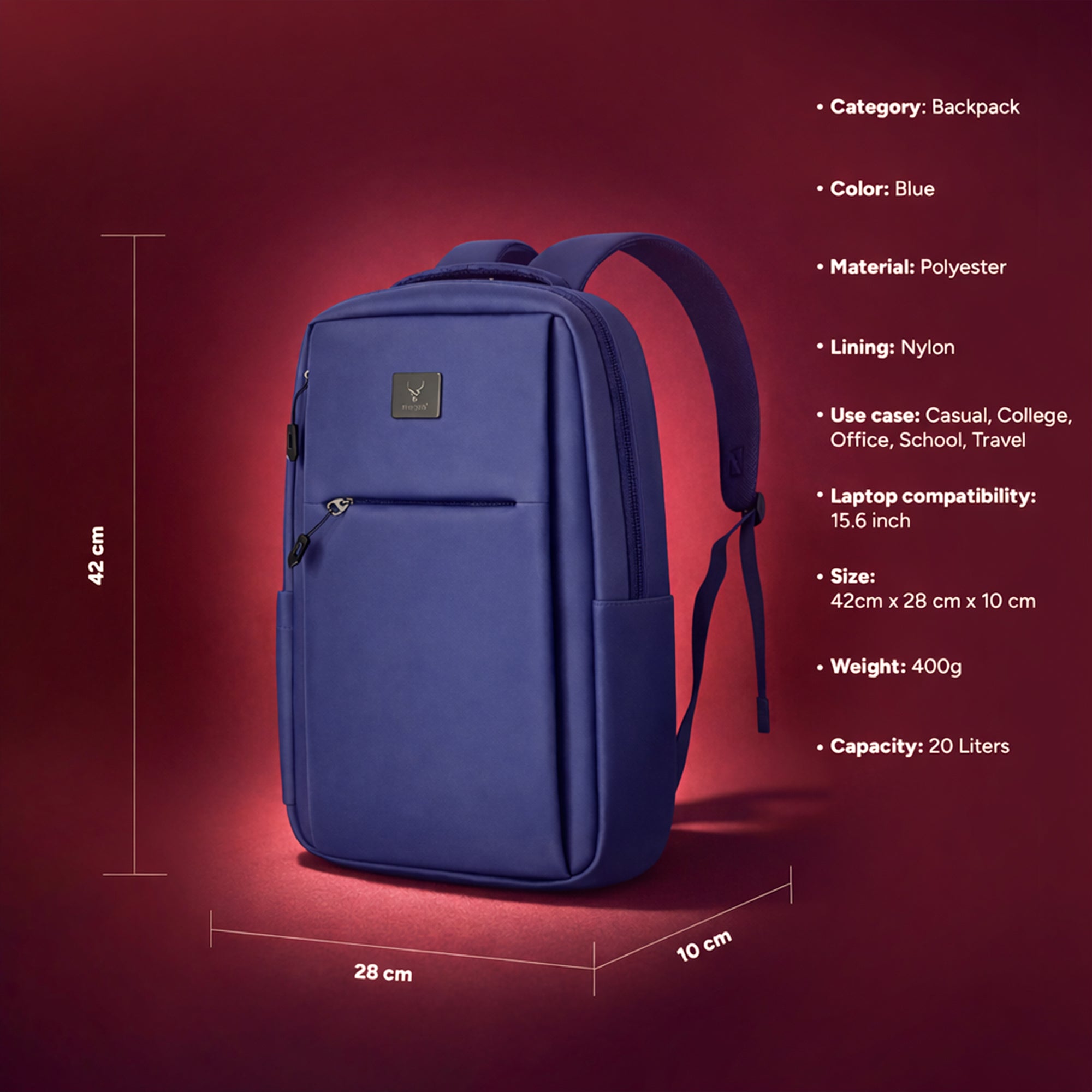 UrbaNoir Backpack 20L NEW (Copy)