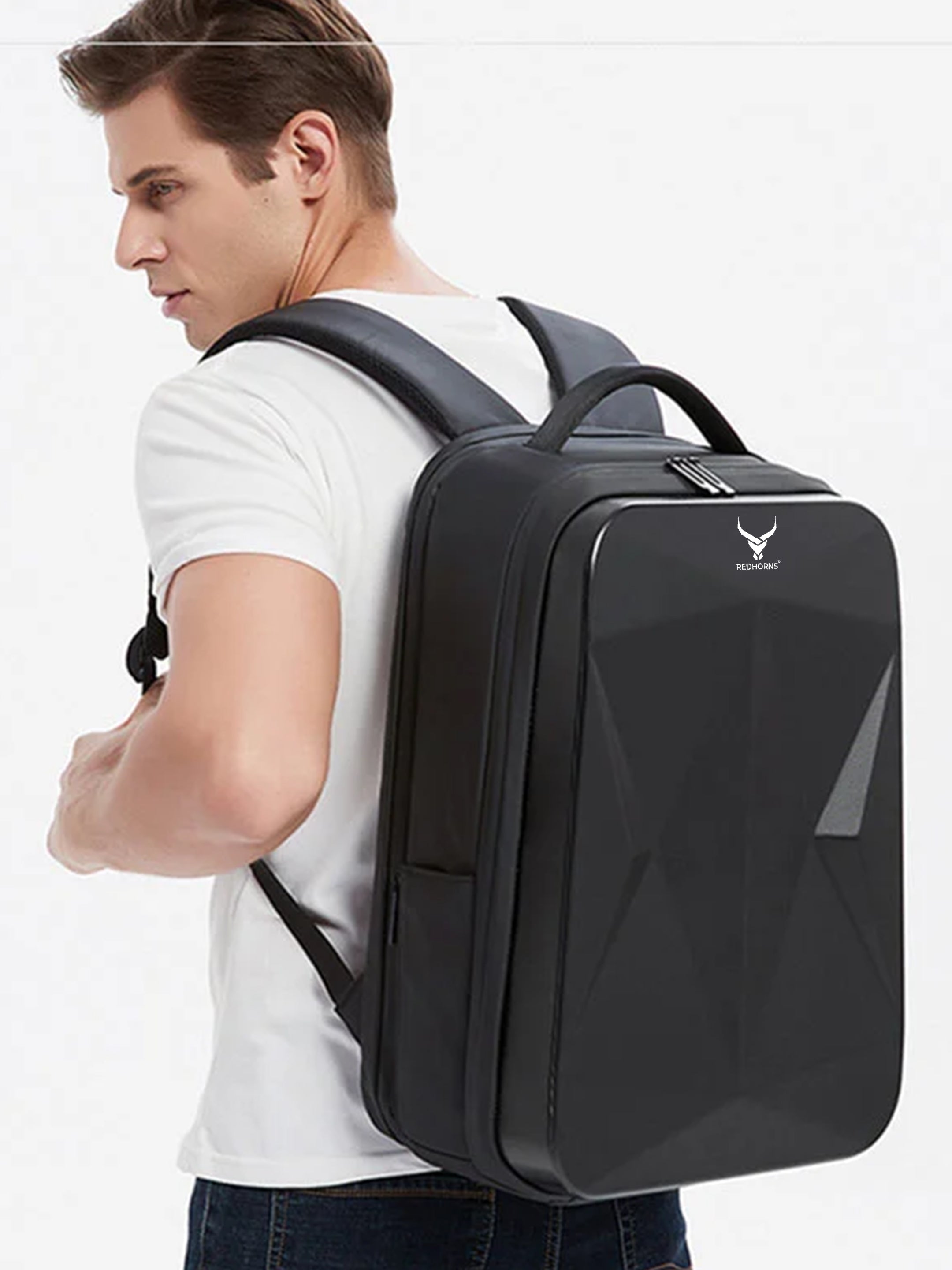 TitanShield Hard Case Laptop Backpack