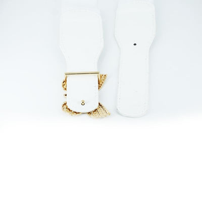Redhorns Elastic Ladies Wide Belt#color_white