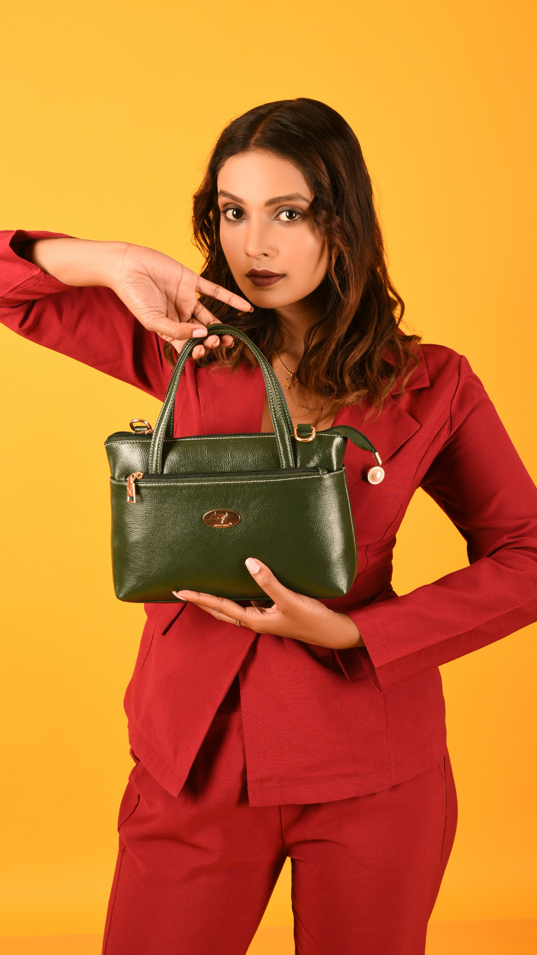 Redhorns Ladies Handbags#color_green