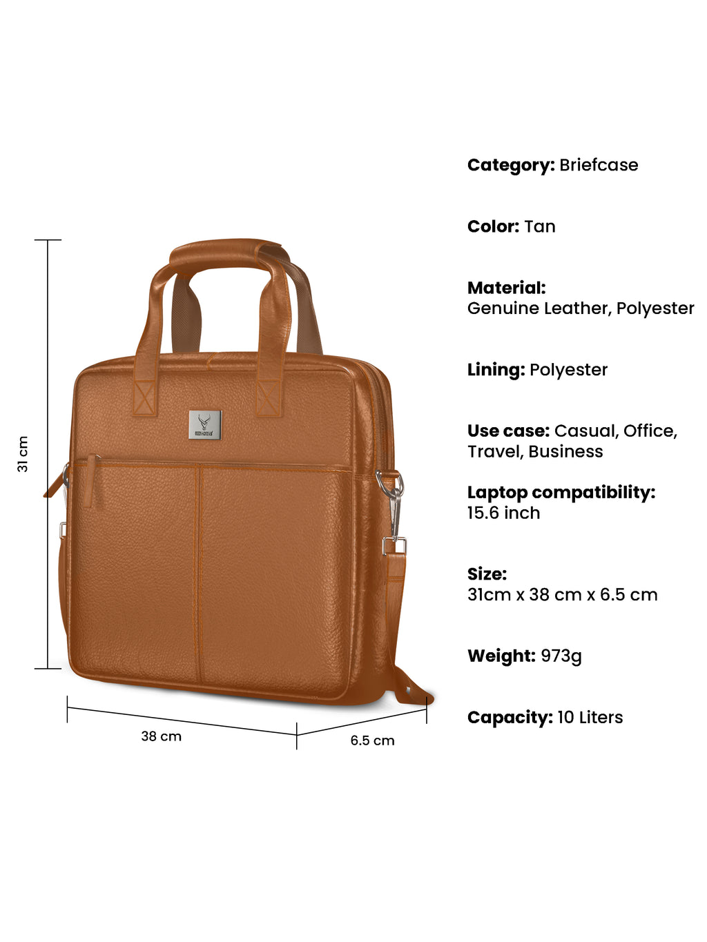 Vault Executive Laptop Briefcase