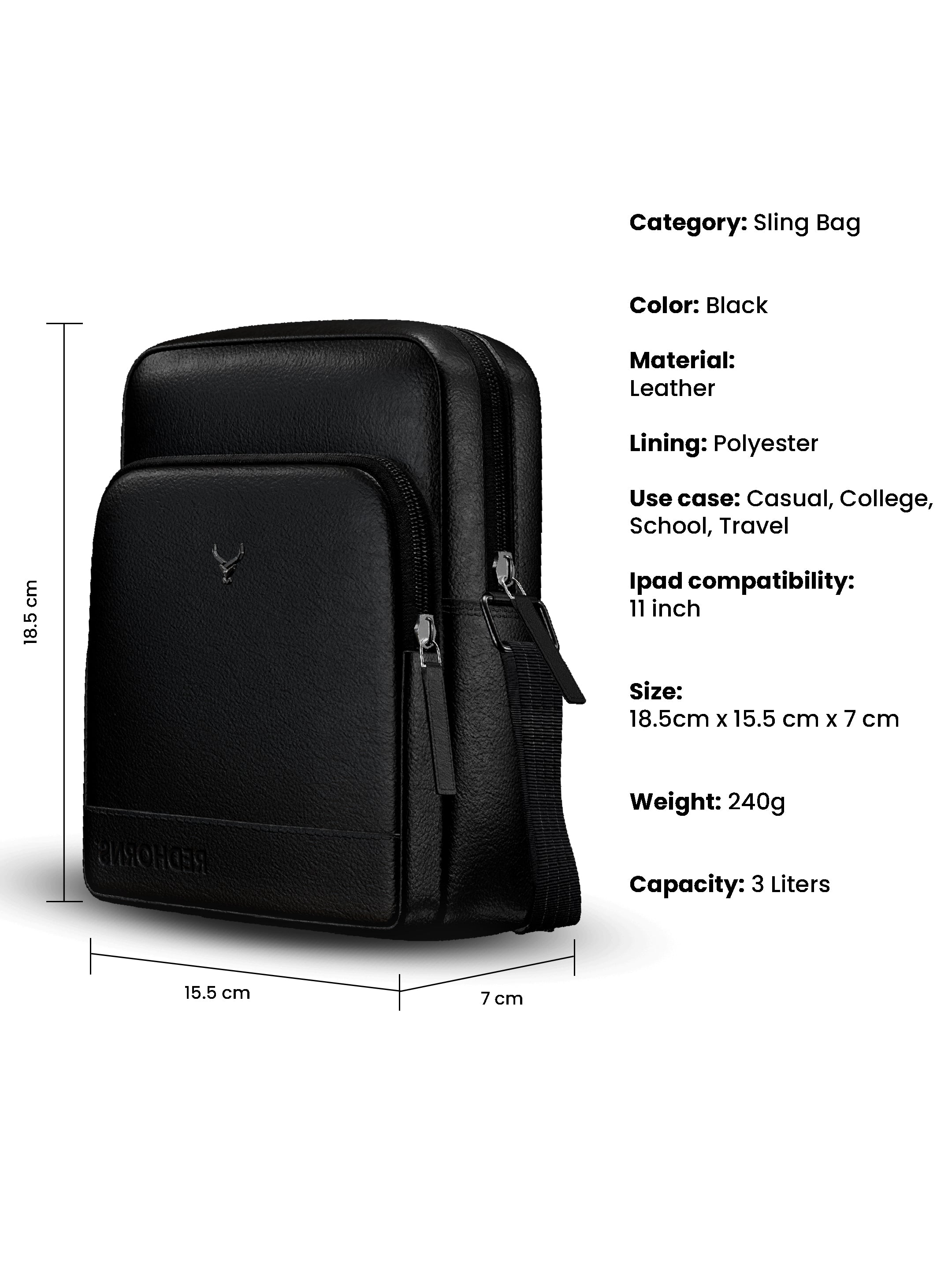 MetroGo Lightweight Crossbody Messenger Bag new