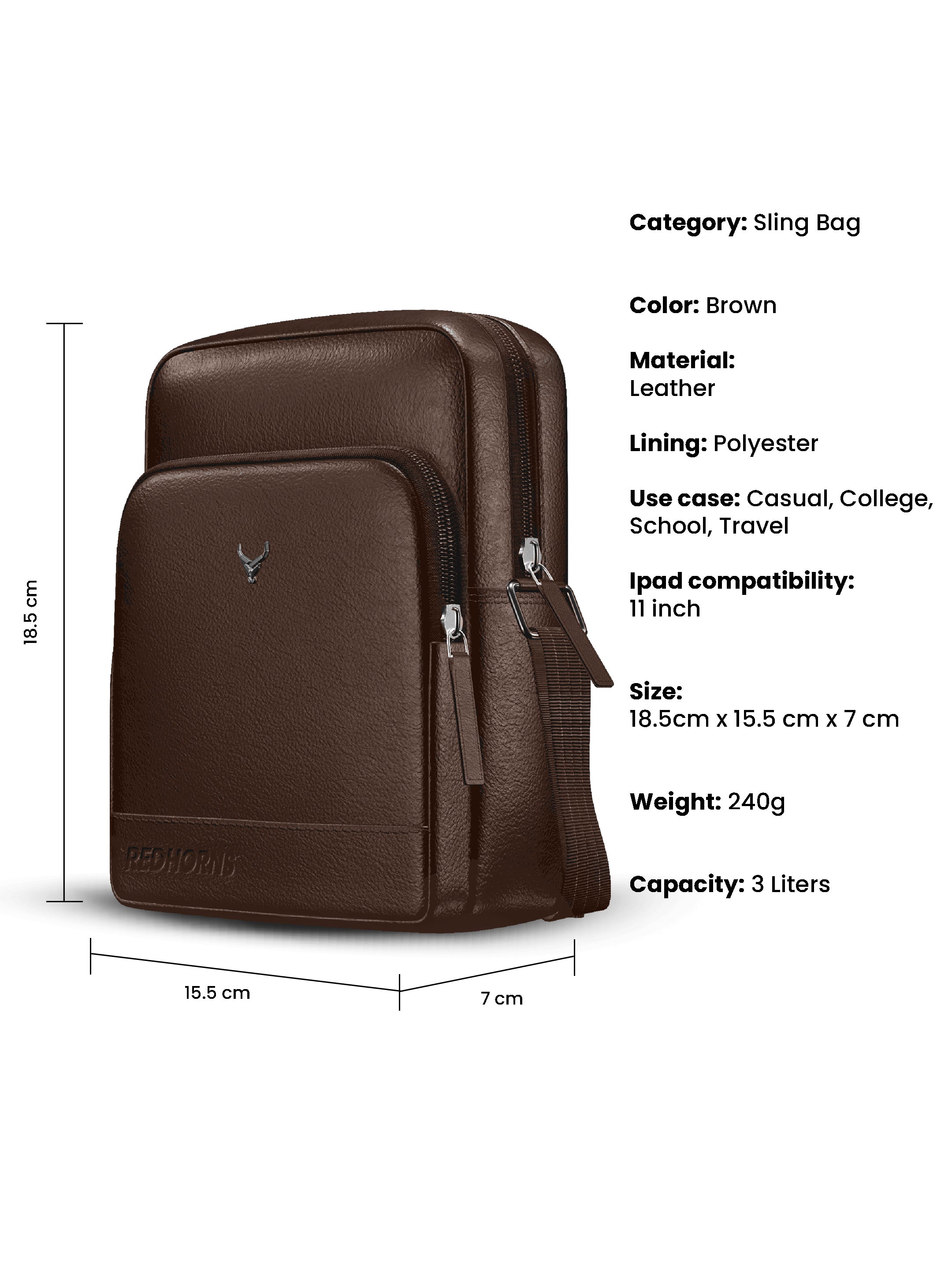 MetroGo Lightweight Crossbody Messenger Bag new