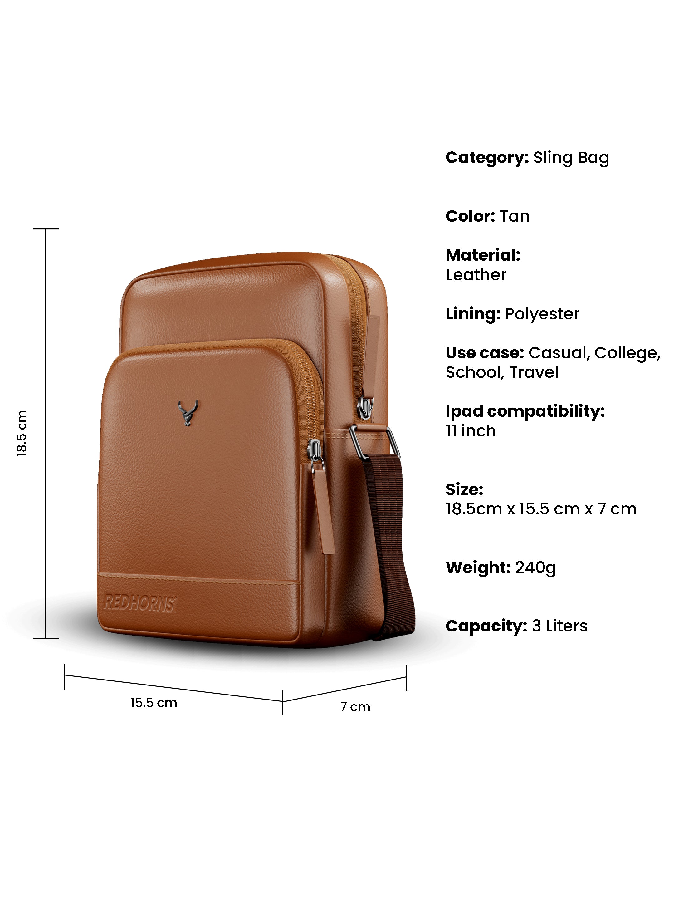 MetroGo Lightweight Crossbody Messenger Bag new