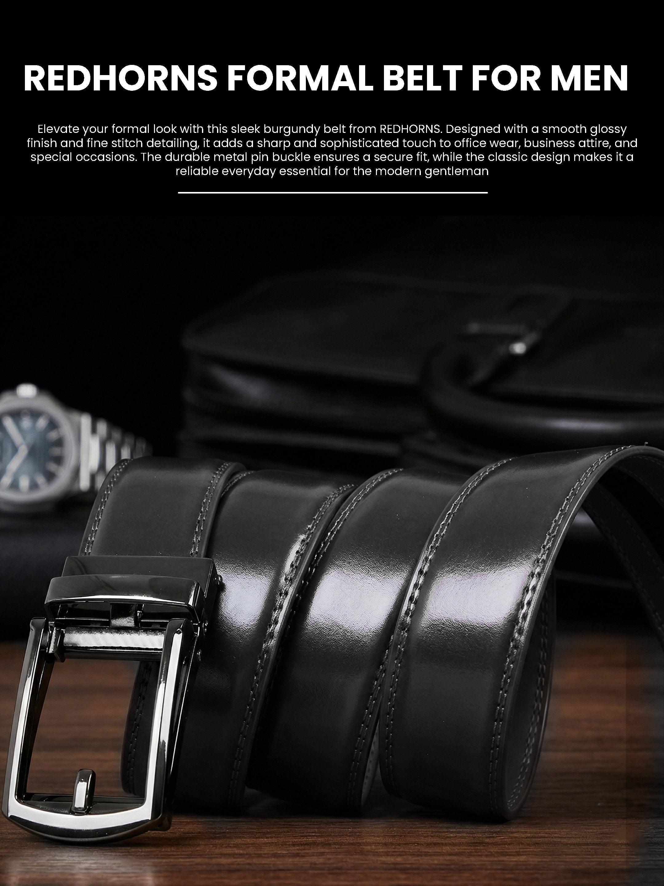 Auto Lock Belt - Black Texture