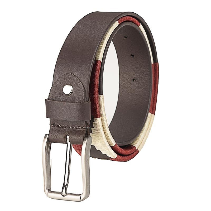 Redhorns Mens Genuine Leather Belt#color_brown