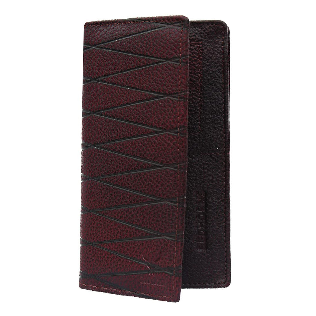 Womens Long Wallet#color_cherry