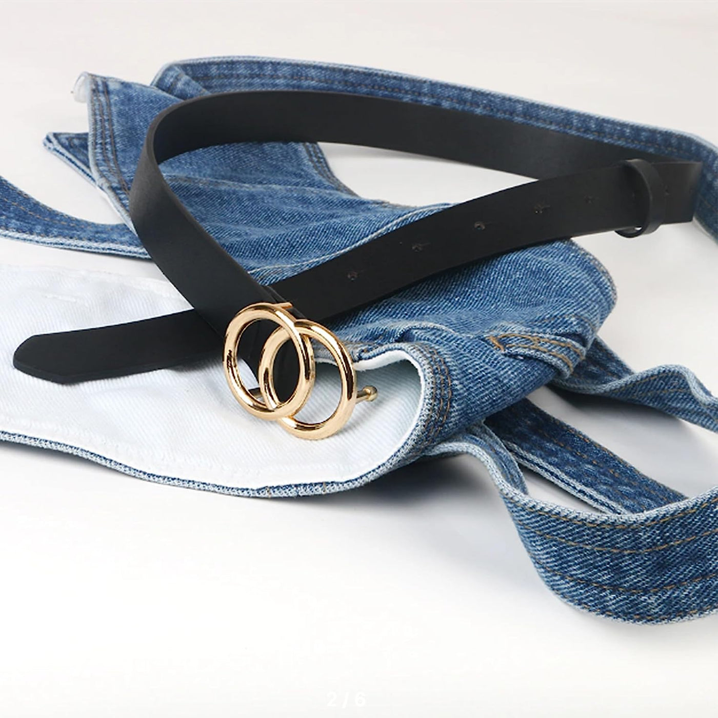 Redhorns Elastic Ladies Wide Belt#color_black