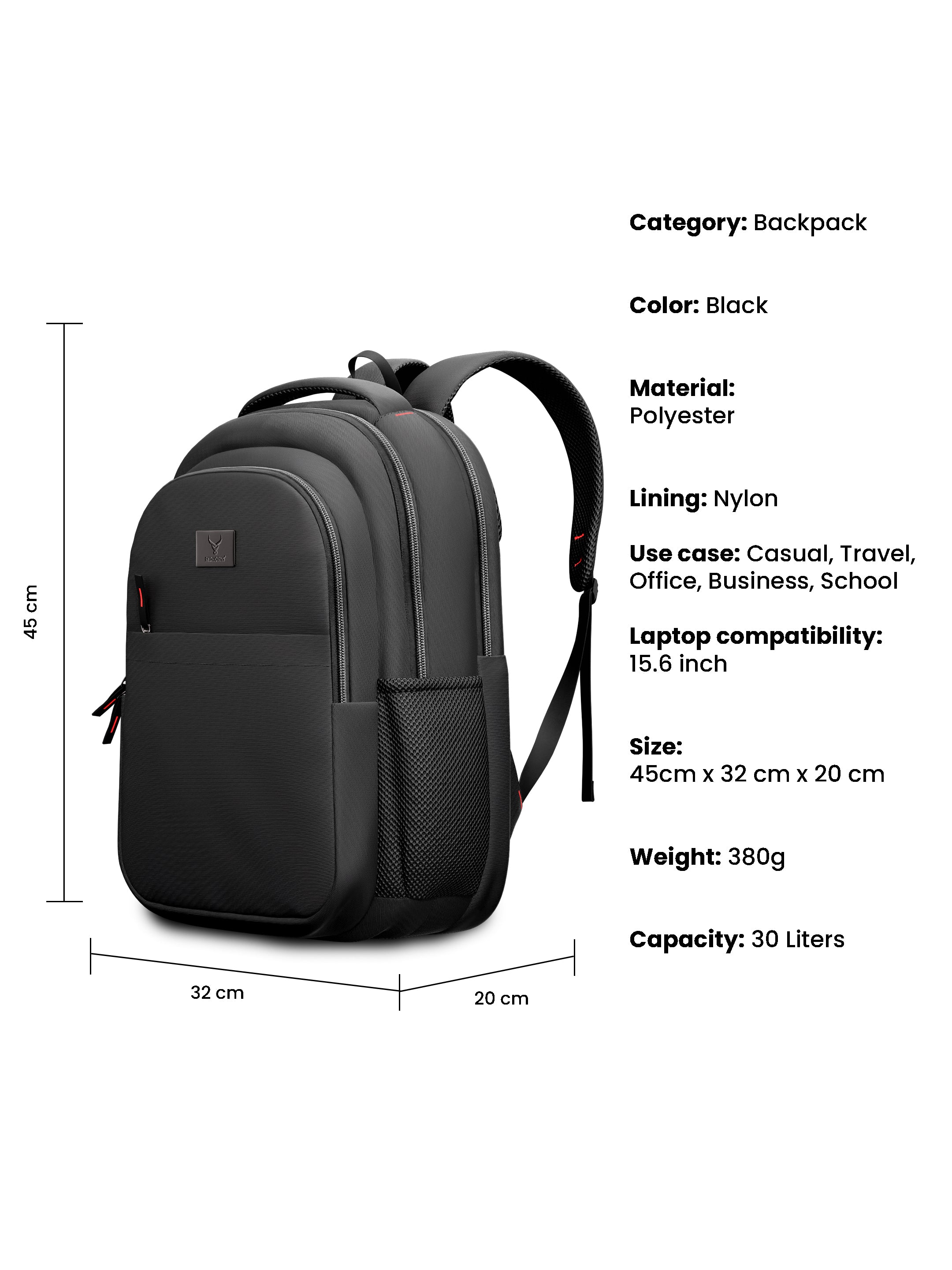 30L Spacious Storage