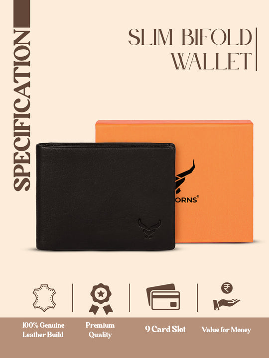 RFID protected men's wallet#color_black