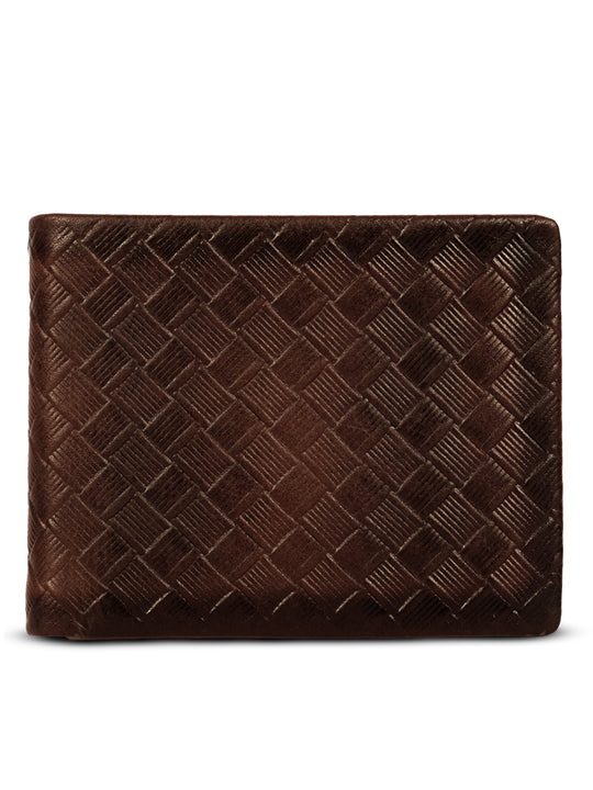 RFID protected men wallet#color_dark-brown