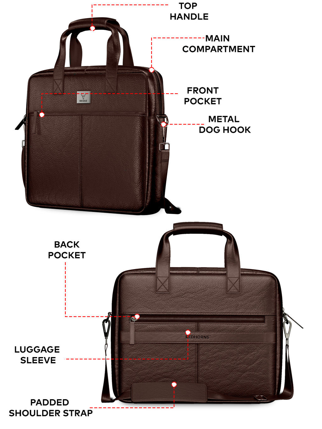 Vault Executive Laptop Briefcase