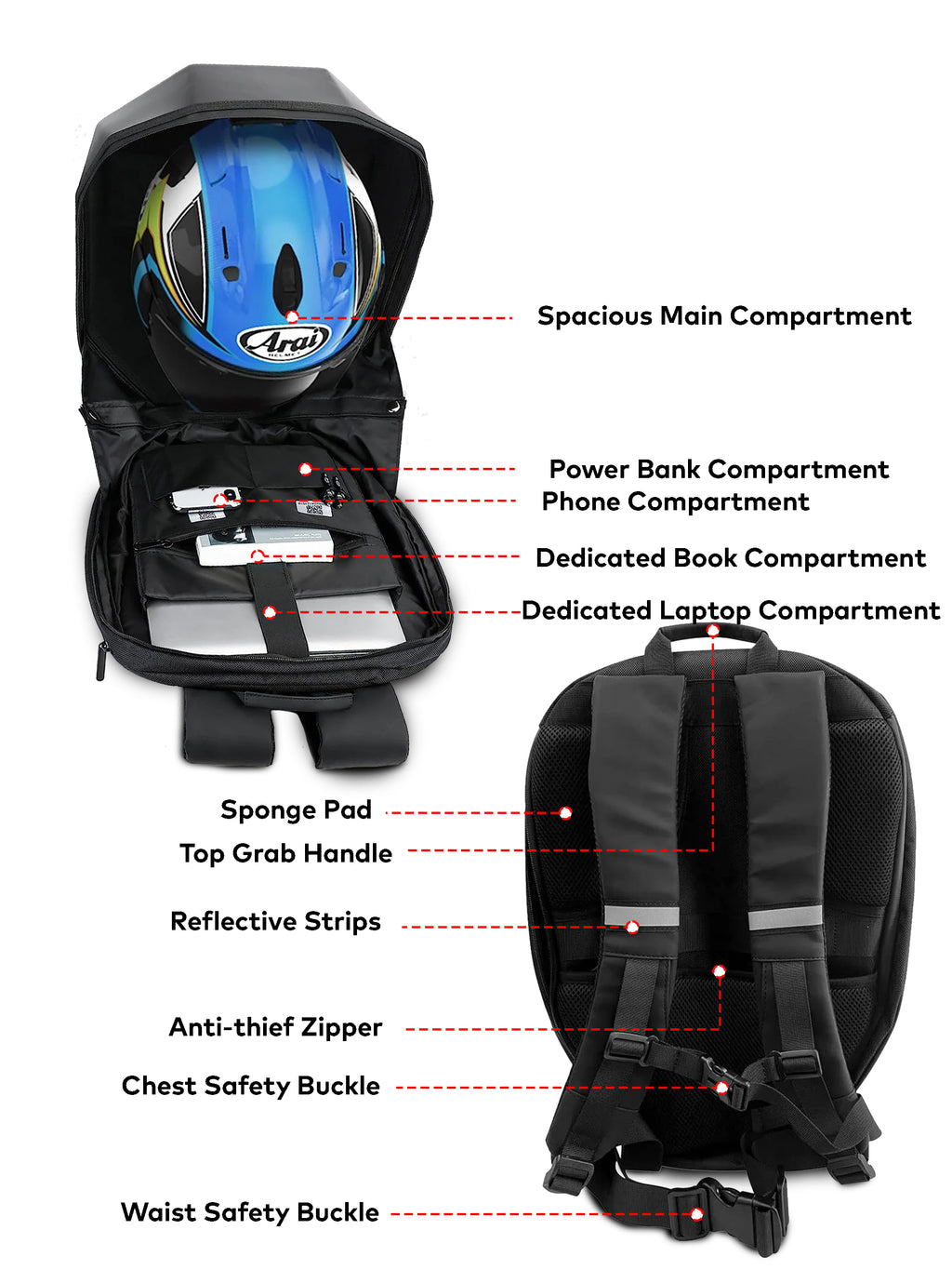 Erebus Riding Backpack