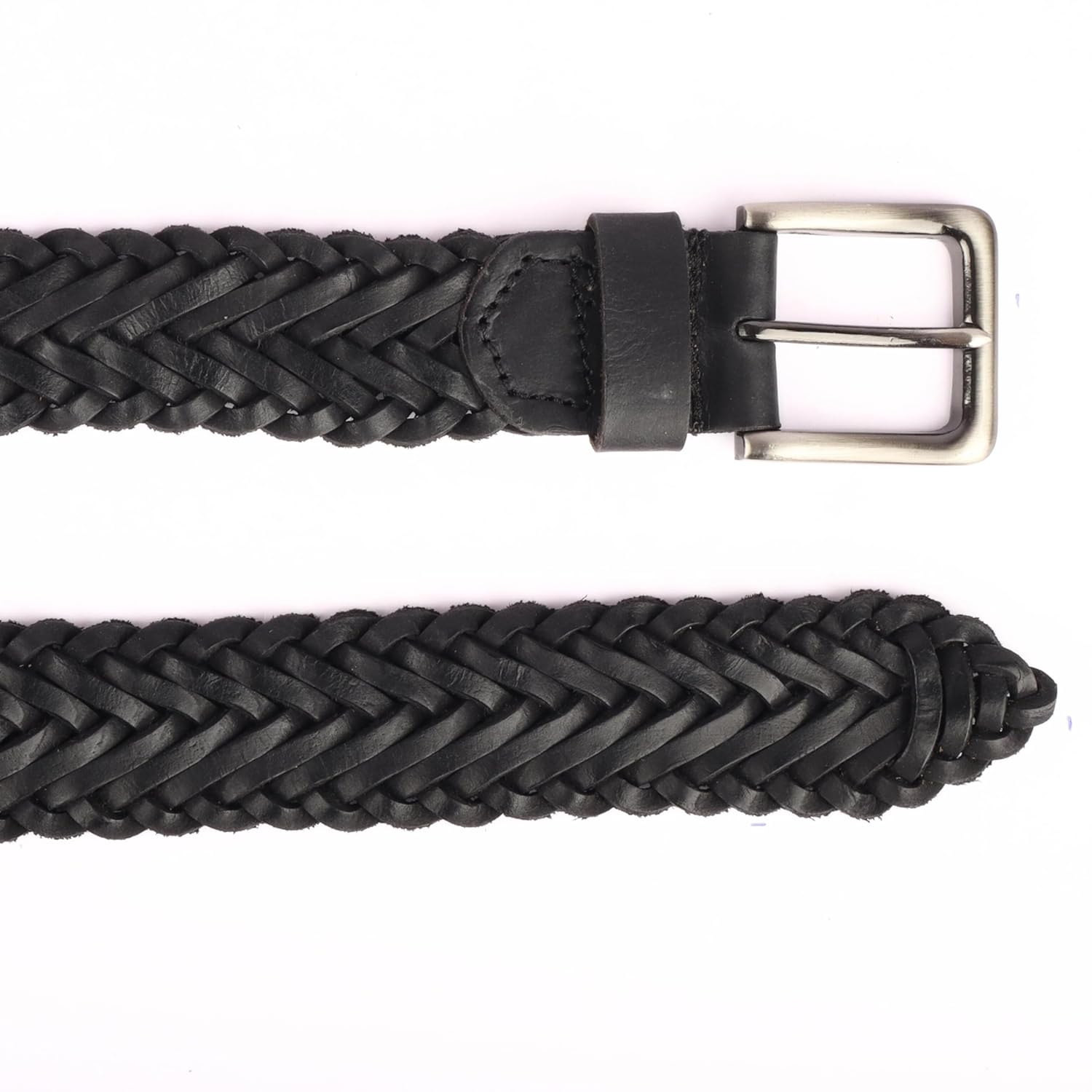 Redhorns Mens Genuine Leather Belt#color_black