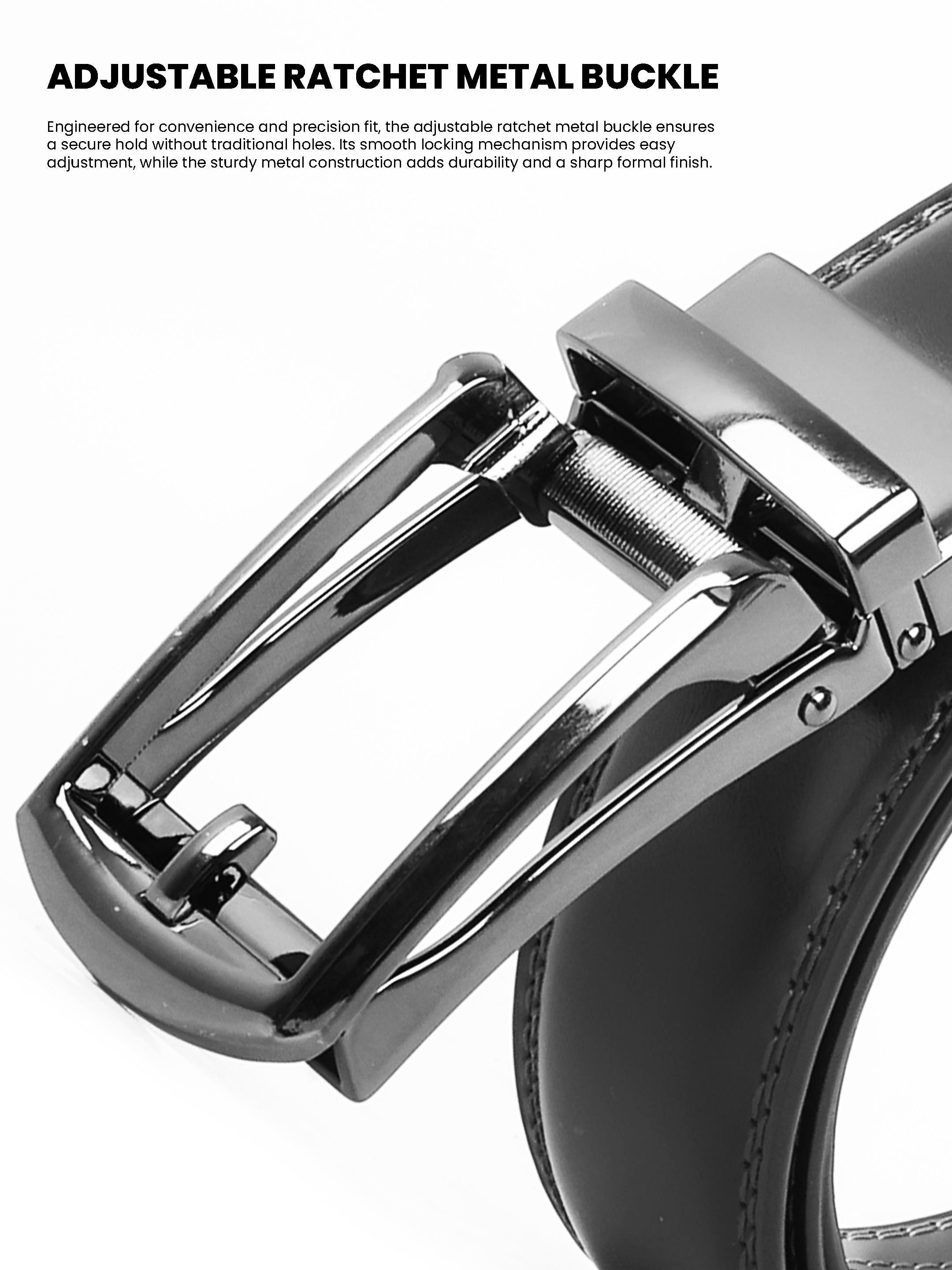 Auto Lock Belt - Black Texture
