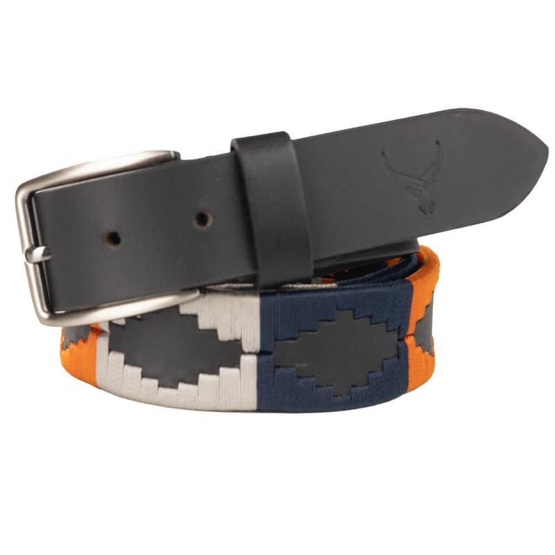 Redhorns Mens Genuine Leather Belt#color_black