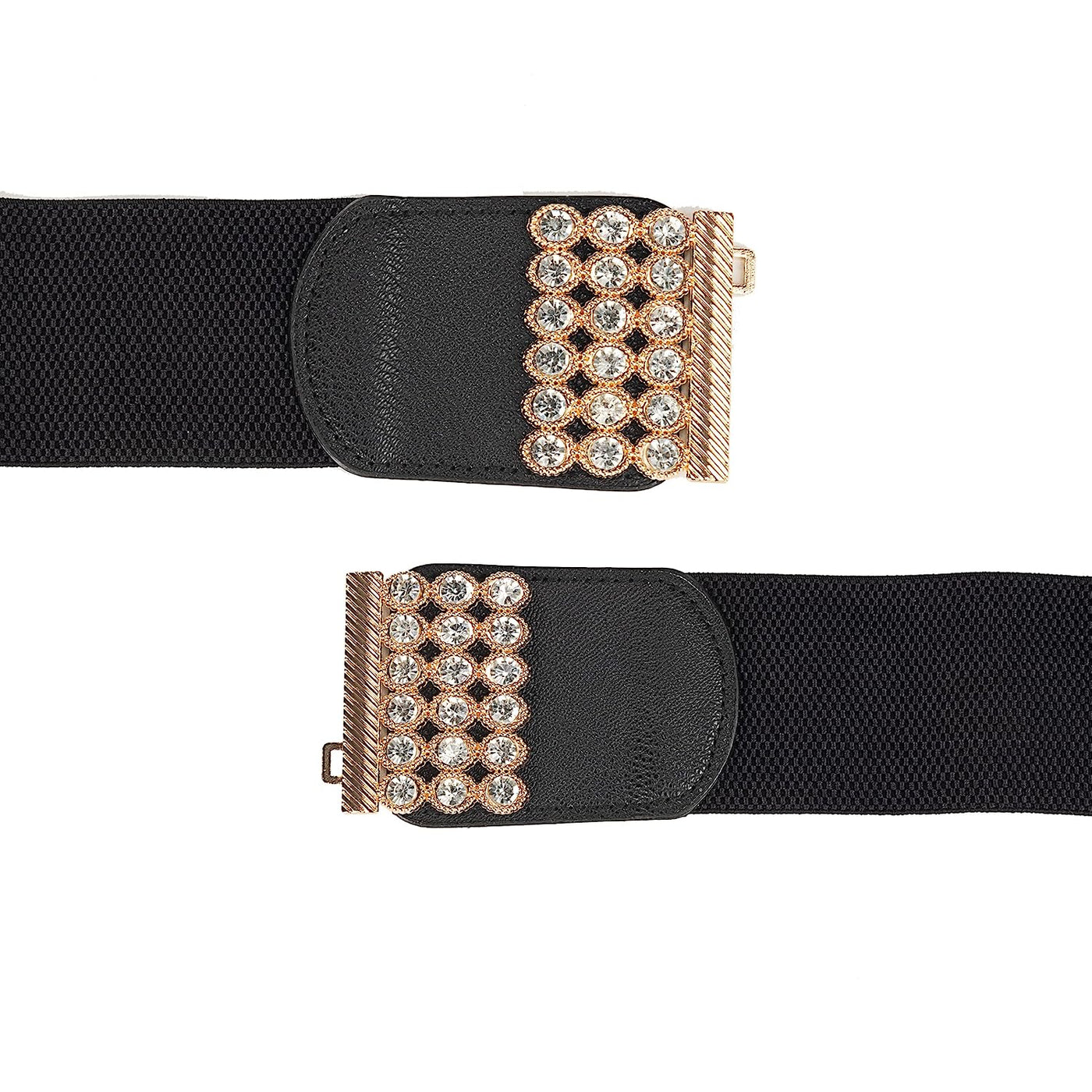Redhorns Elastic Ladies Wide Belt#color_black