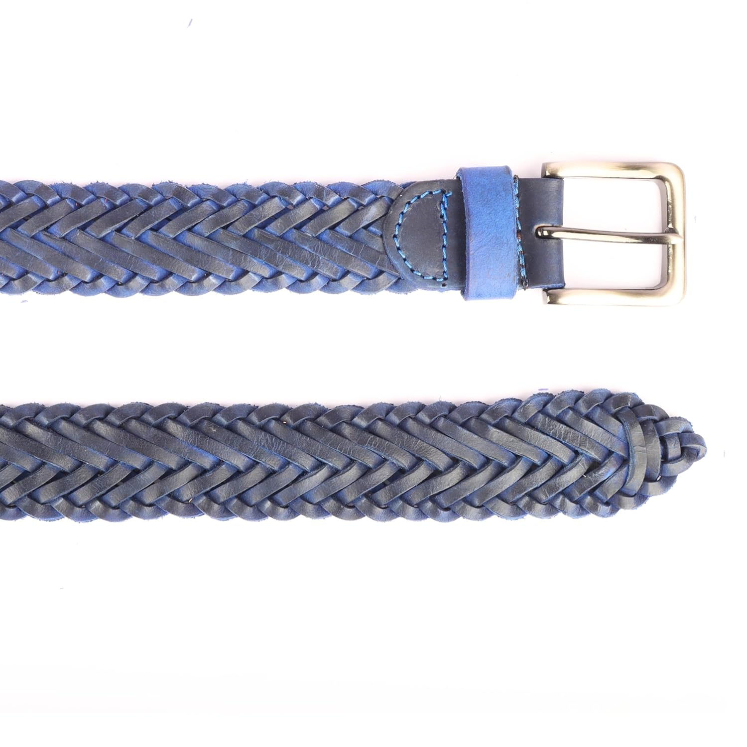 Redhorns Mens Genuine Leather Belt#color_blue