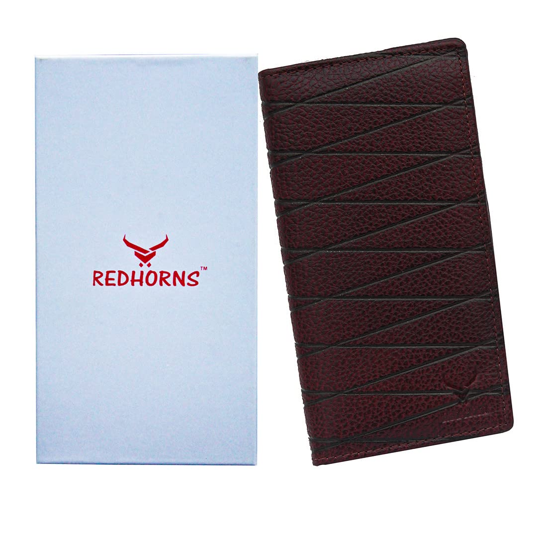 Womens Long Wallet#color_cherry
