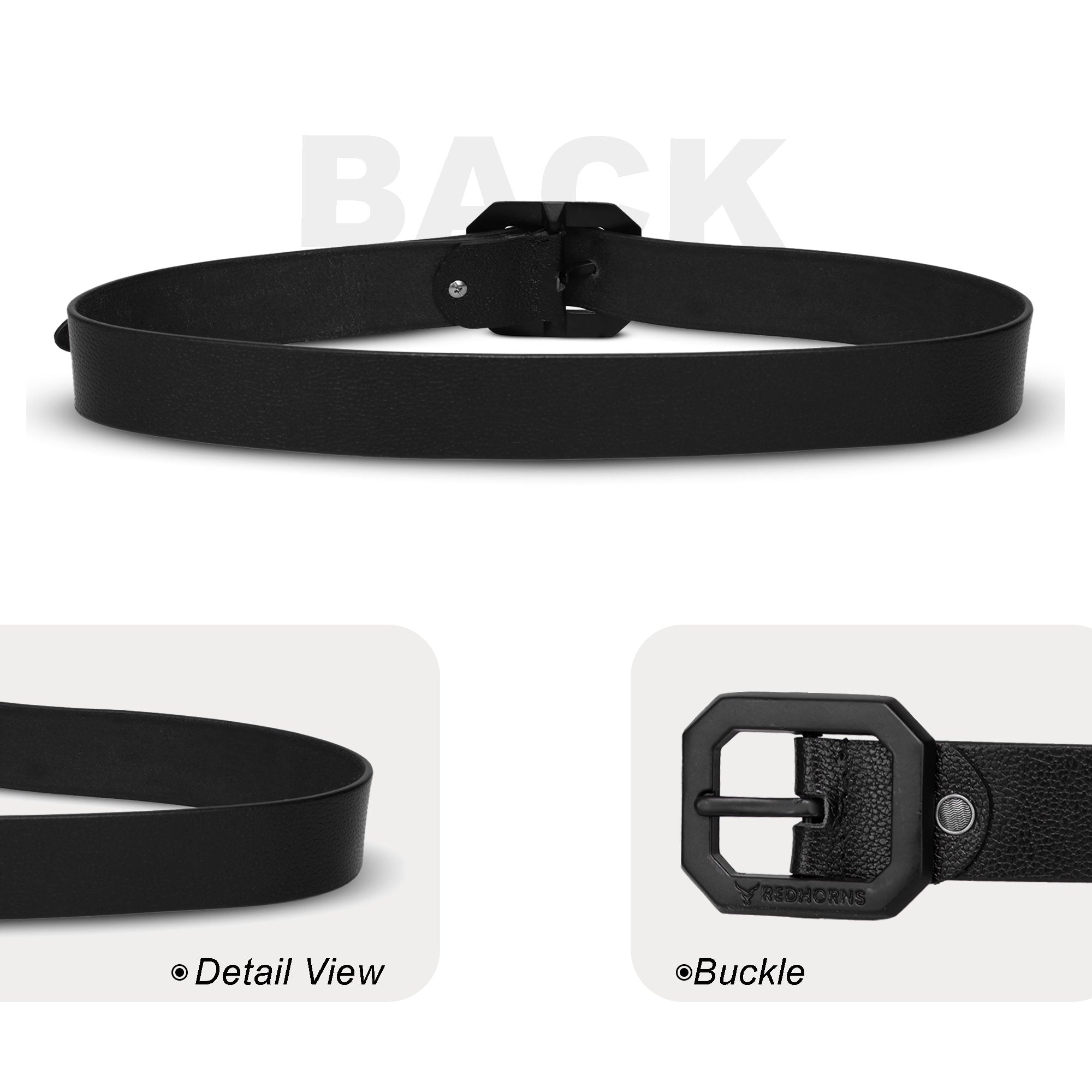 Formal belt casual belt for men#color_black