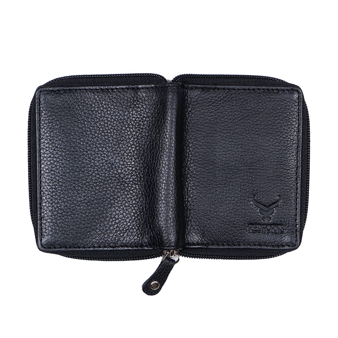 Redhorns Mens Genuine Leather Card Holder#color_black