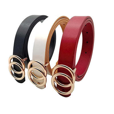 Redhorns Elastic Ladies Wide Belt#color_maroon