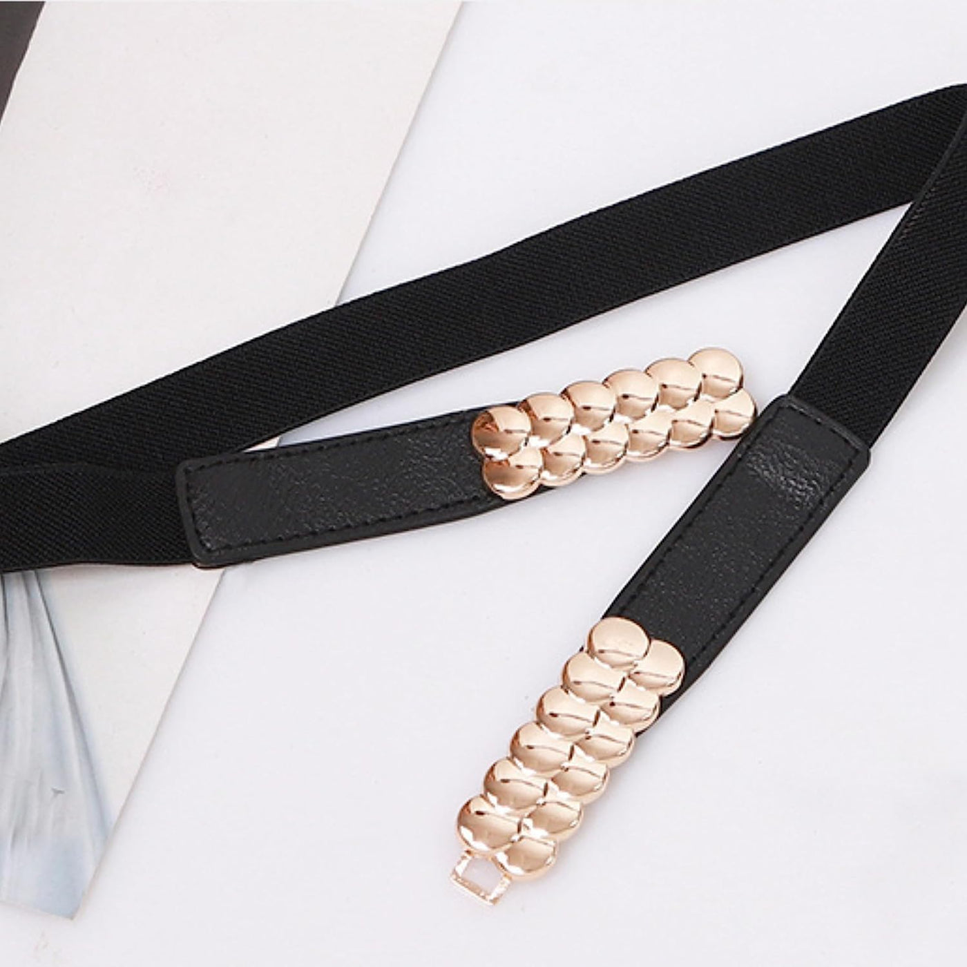 Redhorns Elastic Ladies Wide Belt#color_black