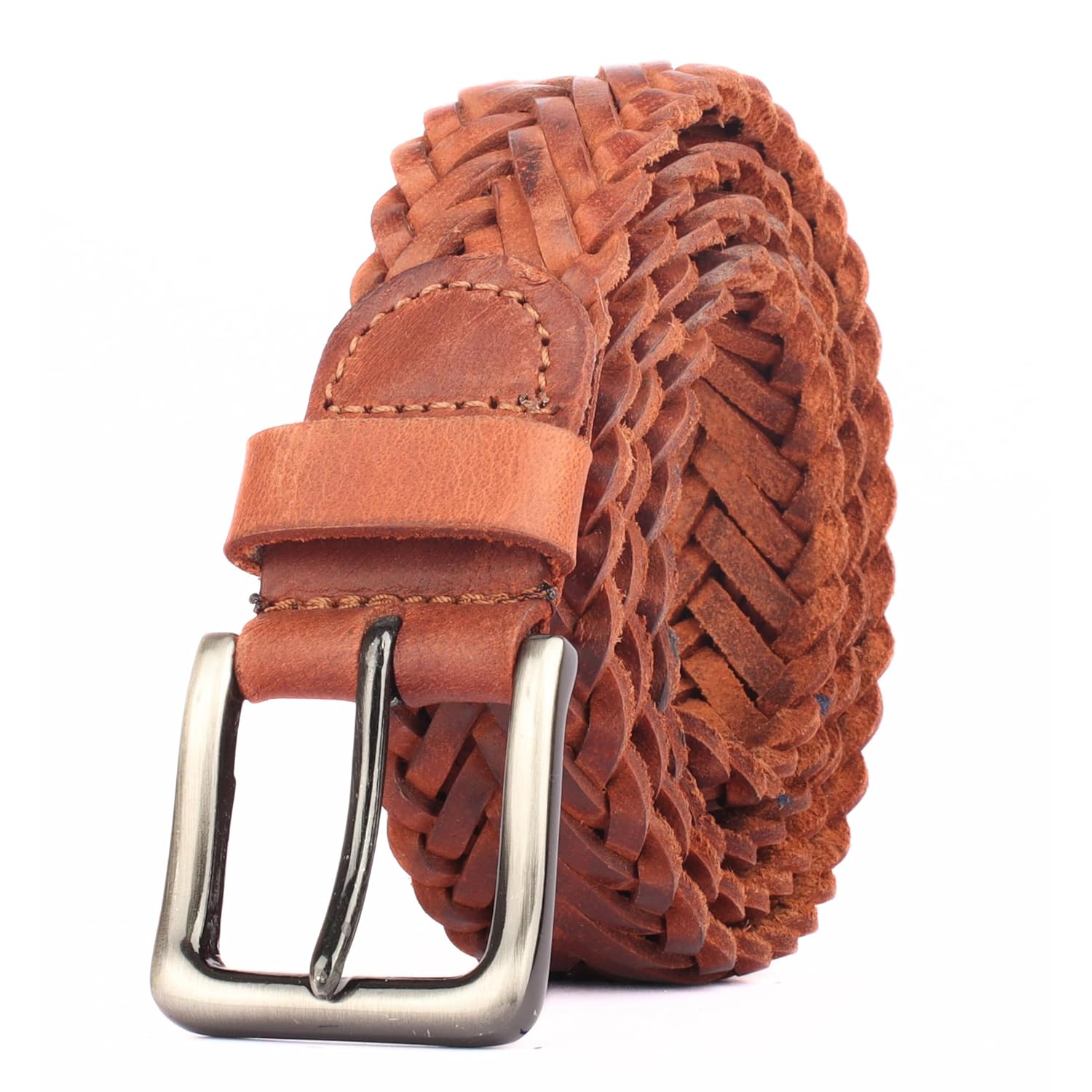 Redhorns Mens Genuine Leather Belt#color_tan
