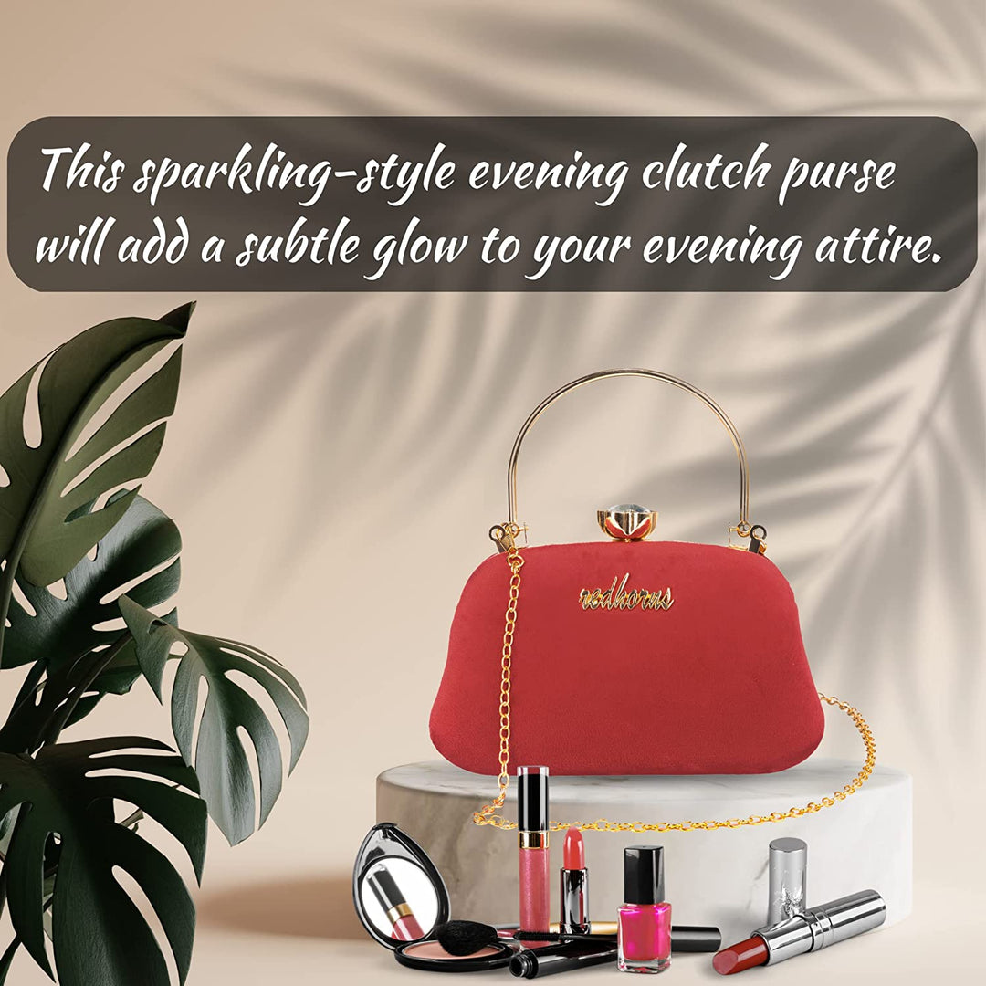 Designer Ladies Clutches#color_maroon