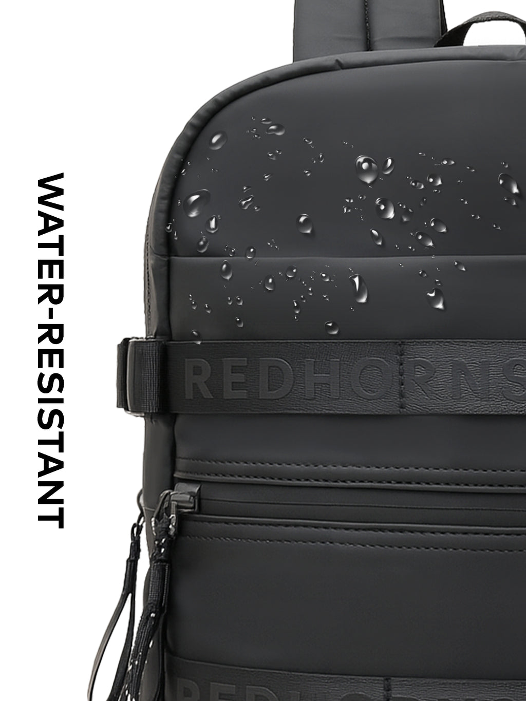 Typography Laptop Backpack