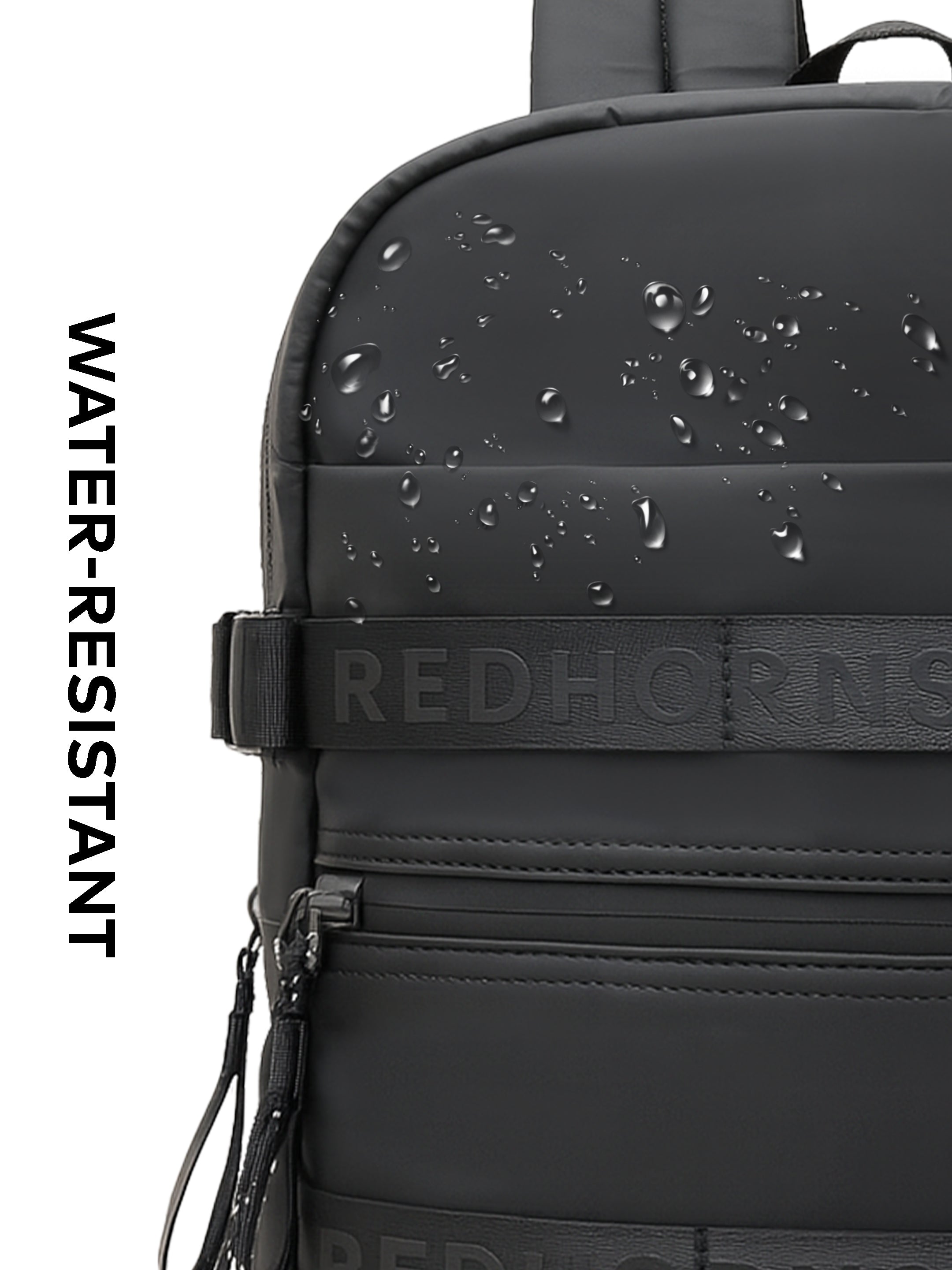 Typography Laptop Backpack